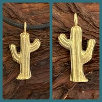 Gouden cactushanger (585) &euro;495,-